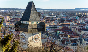 Österreich, Steiermark, Graz, Uhrturm